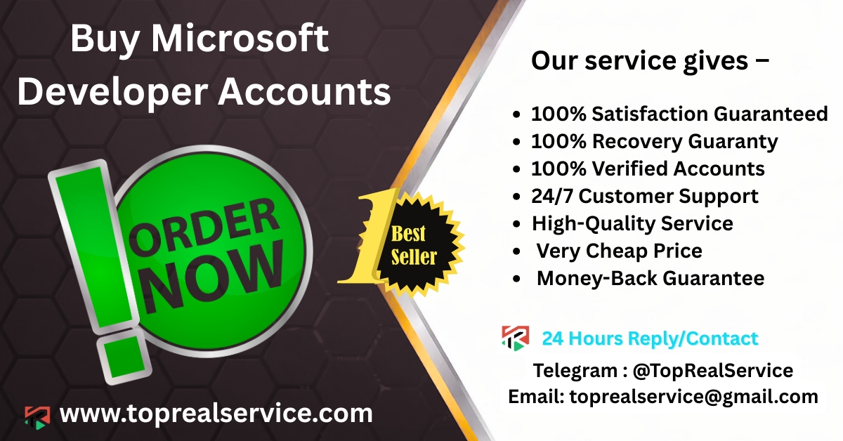 Buy Microsoft Developer Accounts